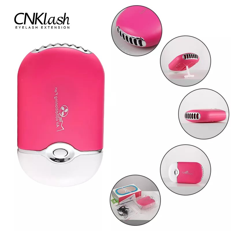 Eyelash Extension Look - USB Mini Eyelashes Fan Grafting Eyelash