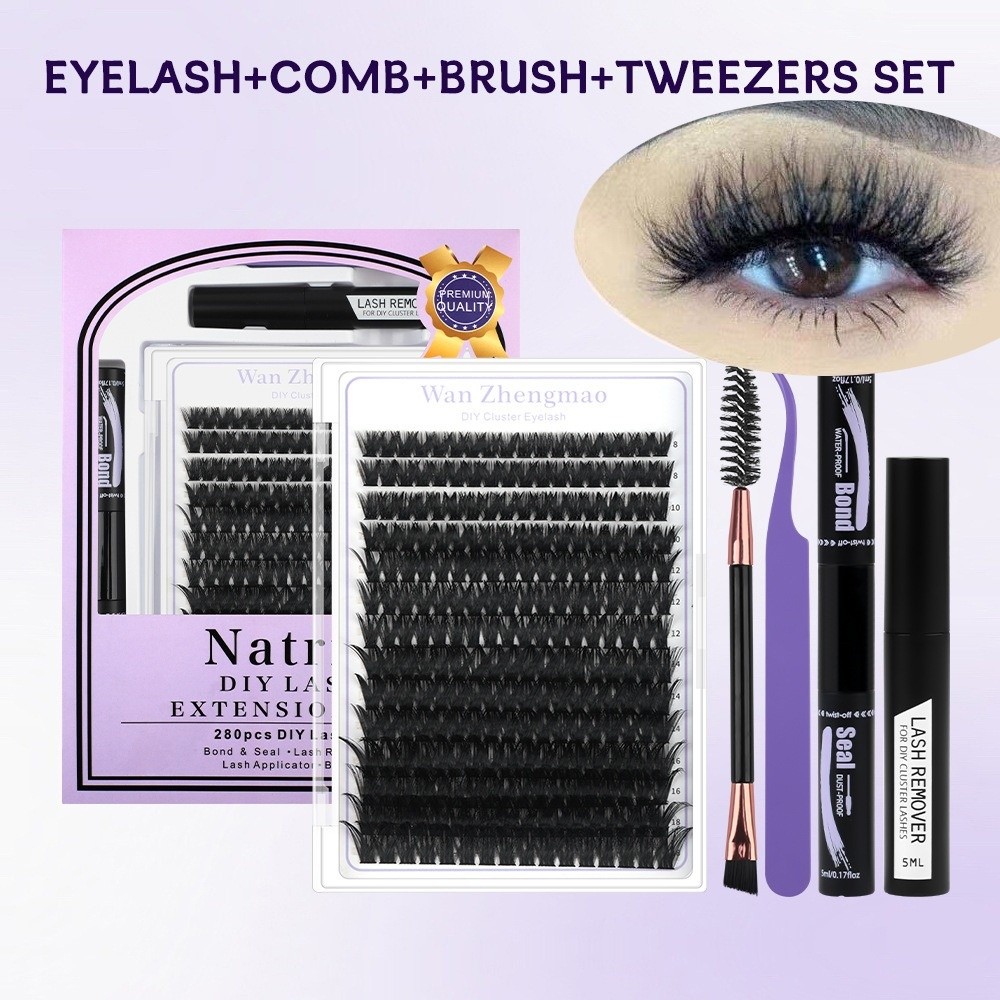 Eyelash Extension Natural Look - Sztuczne rzęsy o długości 8-18mm, do