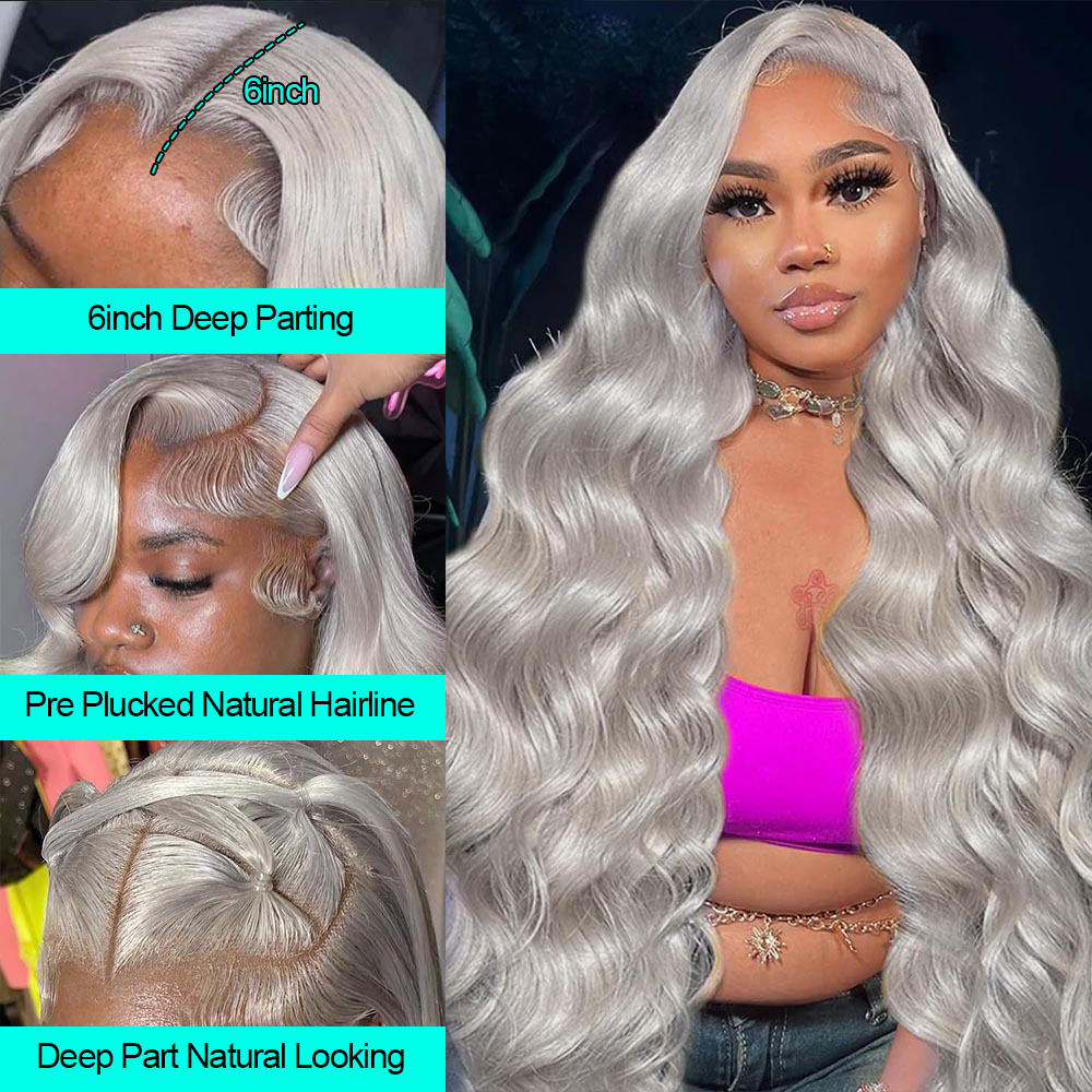 Peruki Cosplay Body Wave Srebr – Eyelash Extension Natural Look recenzja i cena